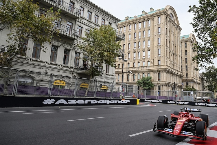 Es läuft gut für Ferrari in Baku