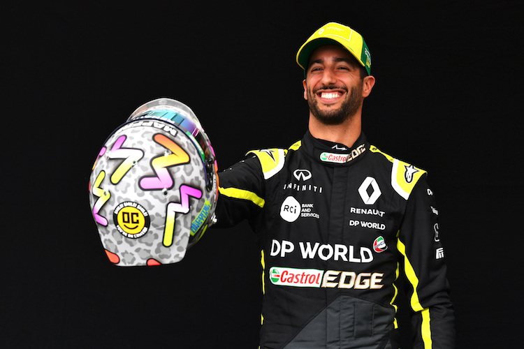 Daniel Ricciardo in Melbourne 2020