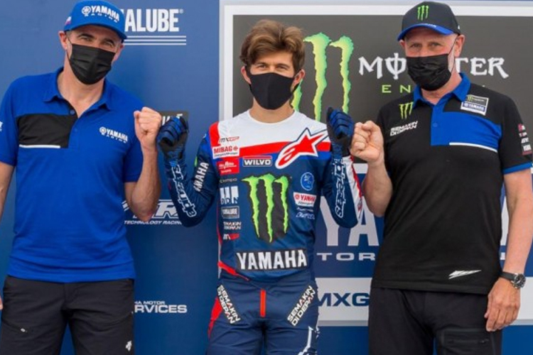 Jeremy Seewer verlängert den Vertrag als Yamaha-Werksfahrer