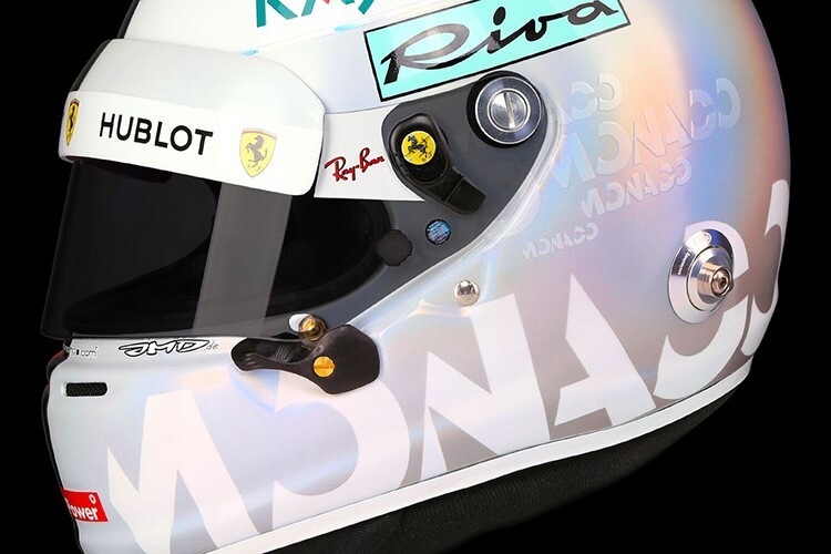 Vettels Helm in Monaco