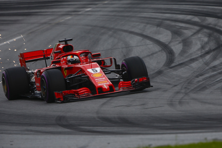 Sebastian Vettel war im dritten Training auf dem Red Bull Ring der Schnellste