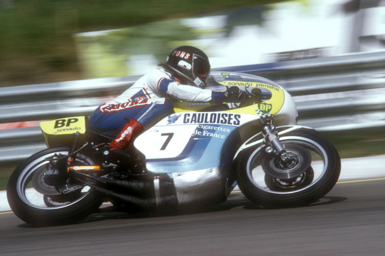 Patrick Pons 1979 auf der 750er-Yamaha
