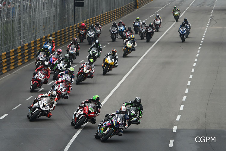 Am Samstag jagen die Motorräder wieder durch Macaus Häuserschluchten