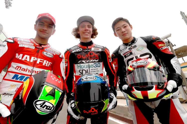 Jorge Martin, Remy Gardner & Tatsuki Suzuki, Moto3