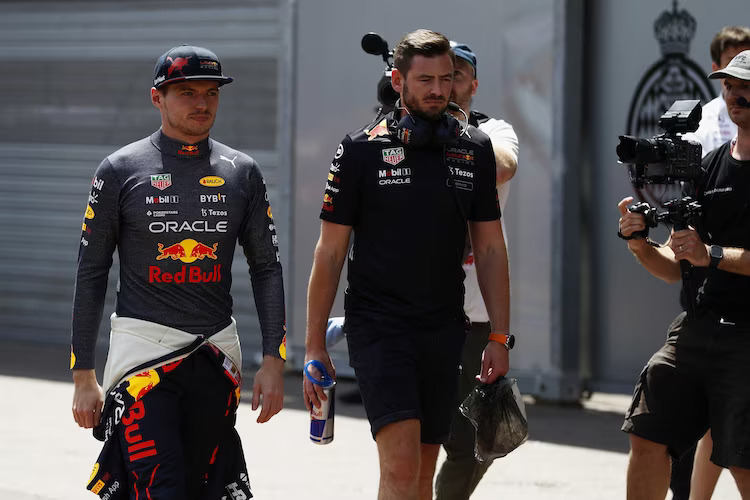 Bradley Scanes und Max Verstappen