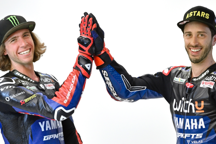 Darryn Binder und Andrea Dovizioso sind 2022 das Duo bei WithU-Yamaha