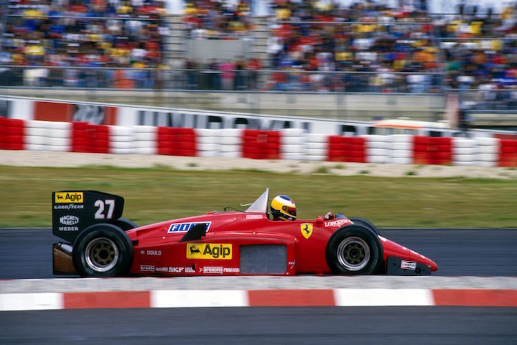 Michele Alboreto 1985 auf dem Nürburgring