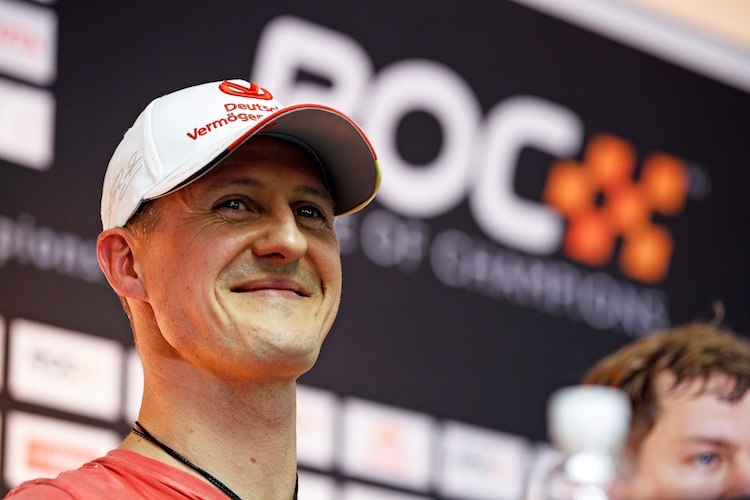 Michael Schumacher beim Race of Champions in Bangkok (Thailand), im Dezember 2012