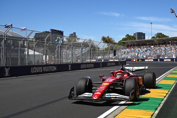 Charles Leclerc war am Trainingsfreitag in Melbourne der Schnellste