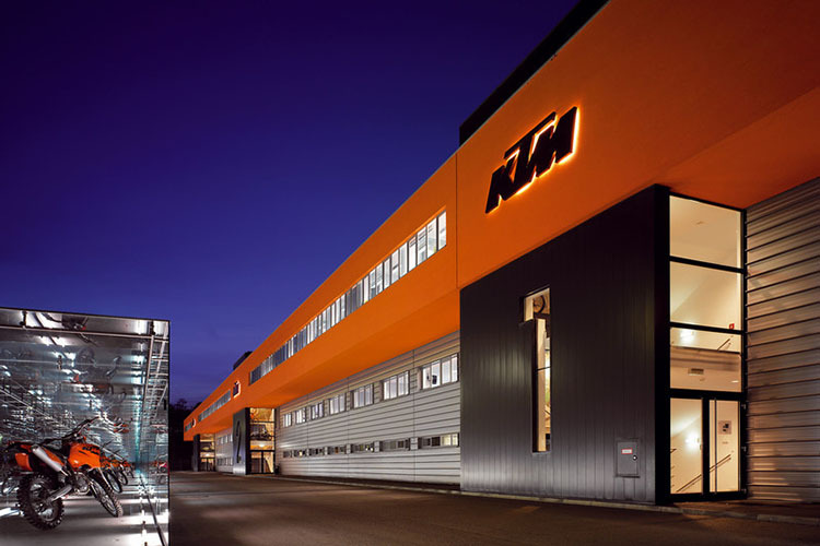 Das KTM-Werk in Mattighofen
