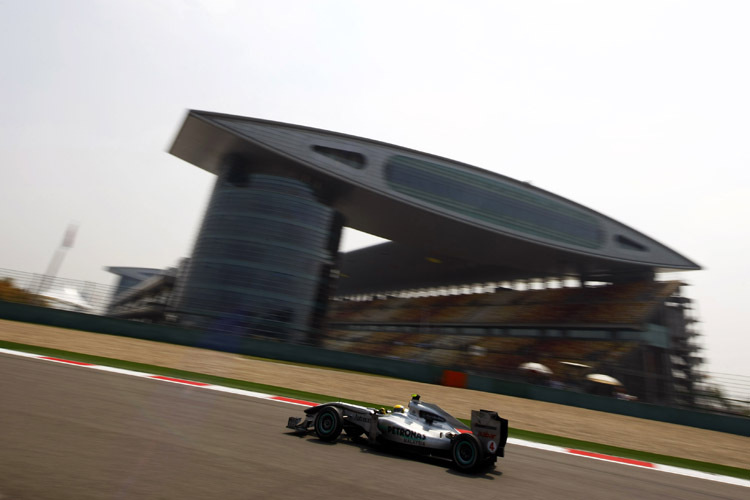 Guter Anfang für Nico Rosberg in Shanghai: Rang 2 