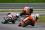 Karel Hanika und Max Kappler in der IDM Moto3