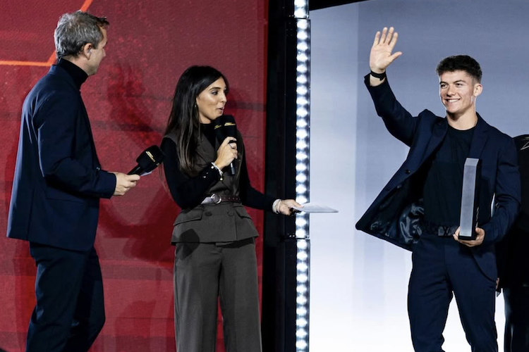 Rookie des Jahres Daniel Holgado bei den MotoGP Awards