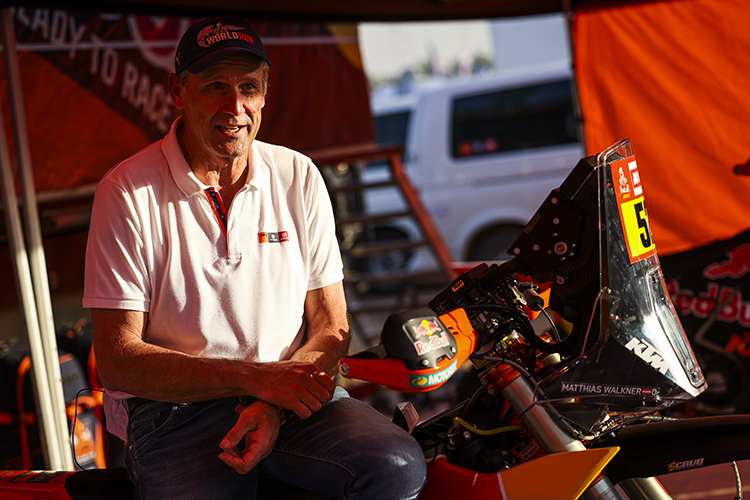 Heinz Kinigadner: KTMs Wüsten-Legende hat auf der Dakar schon alles gesehen.