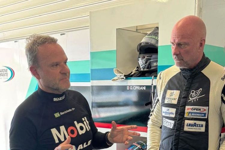 Rubens Barrichello und Giuseppe Cipriani