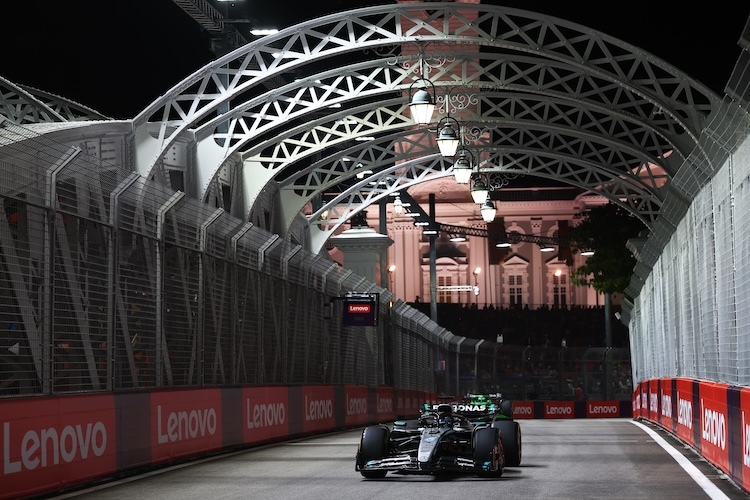 George Russell war in Singapur der schnellste Mann