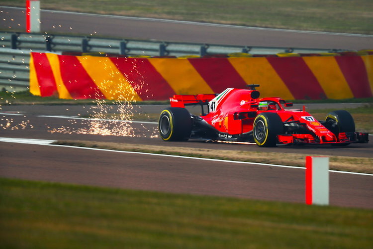 Mick Schumacher bei Ferrari-Tests in Fiorano