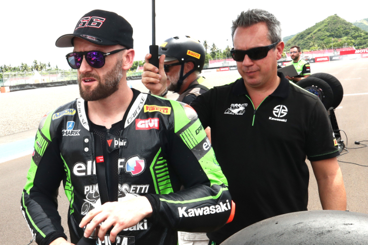Tom Sykes mit Teamchef Manuel Puccetti