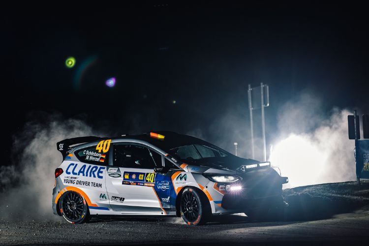 Besonderes Rallyfeeling in die Nacht hinein: Claire Schönborn mit neuen Erfahrungen bei der Mitteleuroparallye