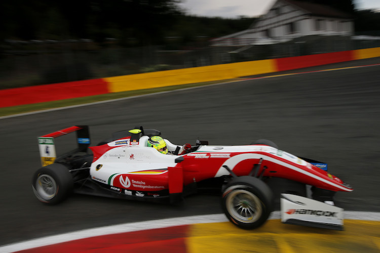Mick Schumacher durfte auf dem Circuit de Spa-Francorchamps seine erste Pole bejubeln