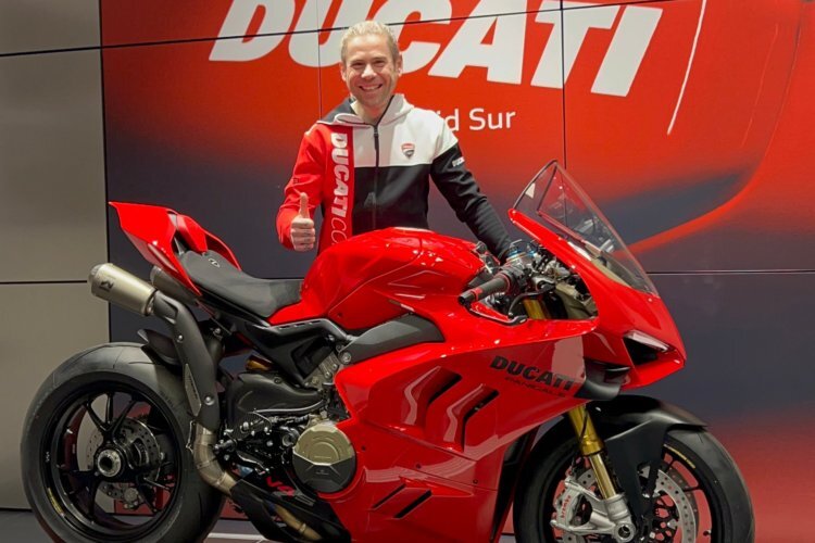 Alvaro Bautista mit seiner Trainings-Ducati