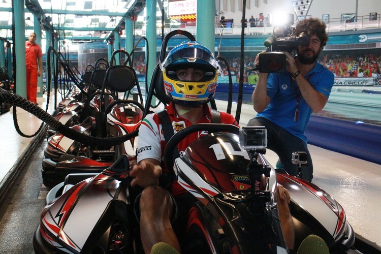 Fernando Alonso im Kart
