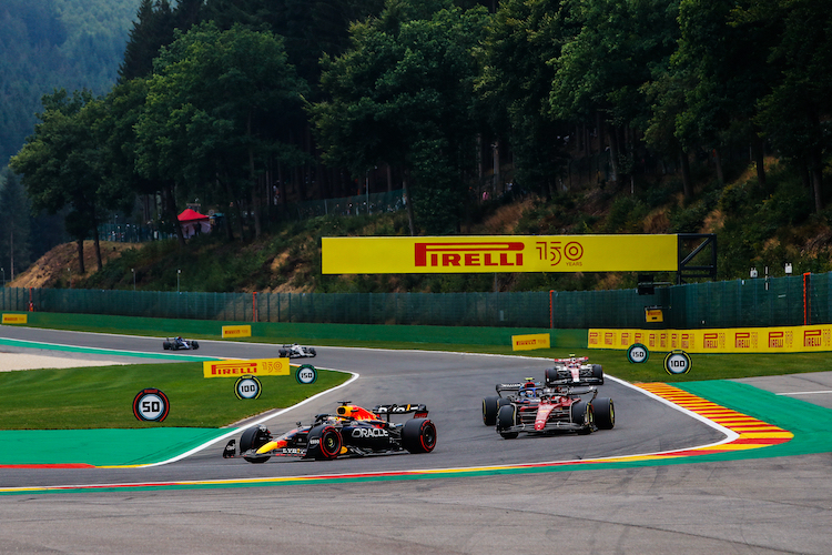 Max Verstappen und Charles Leclerc