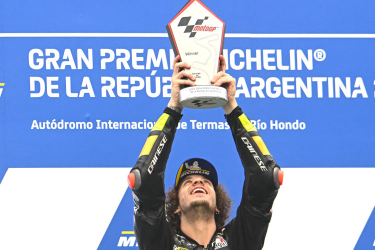 Marco Bezzecchi ist ein MotoGP-Sieger