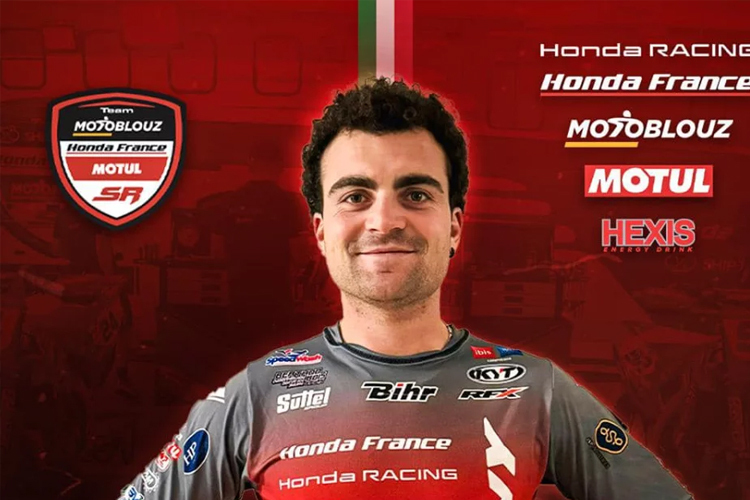 Alberto Forato startet 2025 für das Team SR Motoblouz Honda