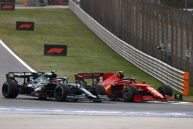 Sainz gegen Vettel