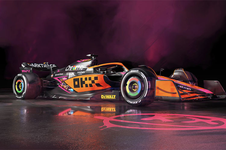 Der McLaren für die Asien-Rennen