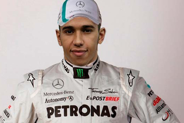 So könnte Lewis Hamilton 2013 aussehen.