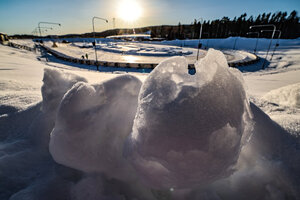 Ohne Russland ist Schweden das Zentrum des Eisspeedway-Sports)