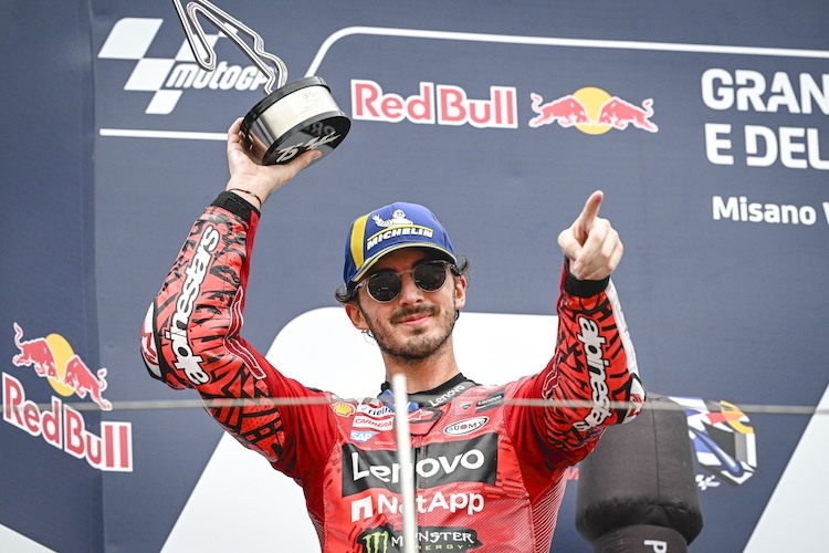 Pecco Bagnaia était satisfait de sa deuxième place au GP de Misano