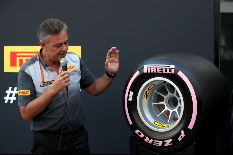 Pirelli F1-Projektleiter Mario Isola: «Der Hypersoft war in Abu Dhabi eine Sekunde schneller als der ultraweiche Reifen»