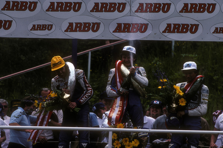 Österreich-GP 1985: Platz 2 hinter Fausto Gresini