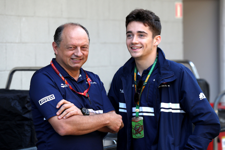 Sauber-Teamchef Frédéric Vasseur hält viel von Ferrari-Junior Charles Leclerc 