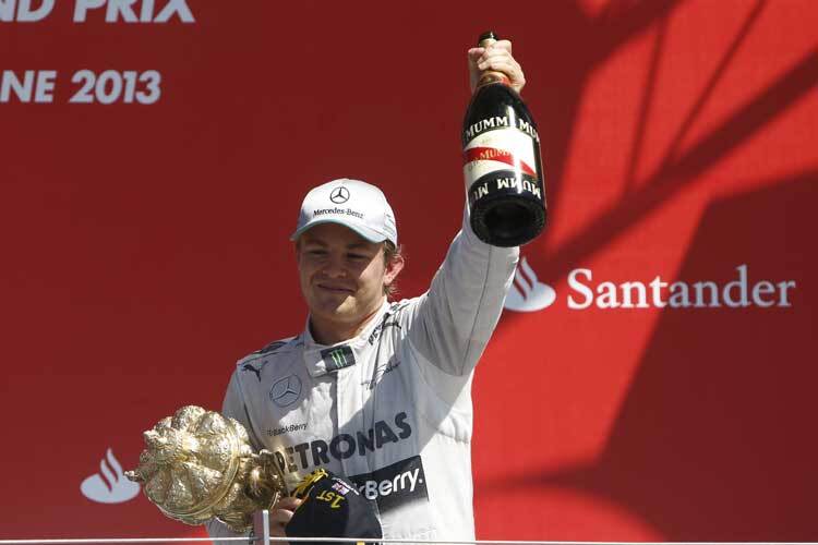 Nico Rosberg feiert seinen zweiten Saisonsieg 2013