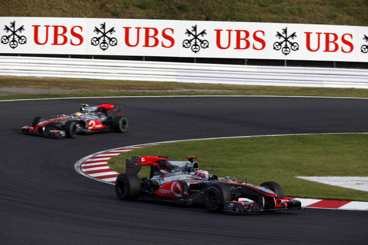 Button vor Hamilton, Zoff-Szenario bei McLaren