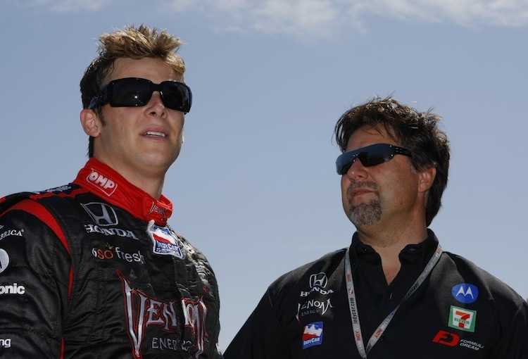 Marco Andretti mit Vater Mario