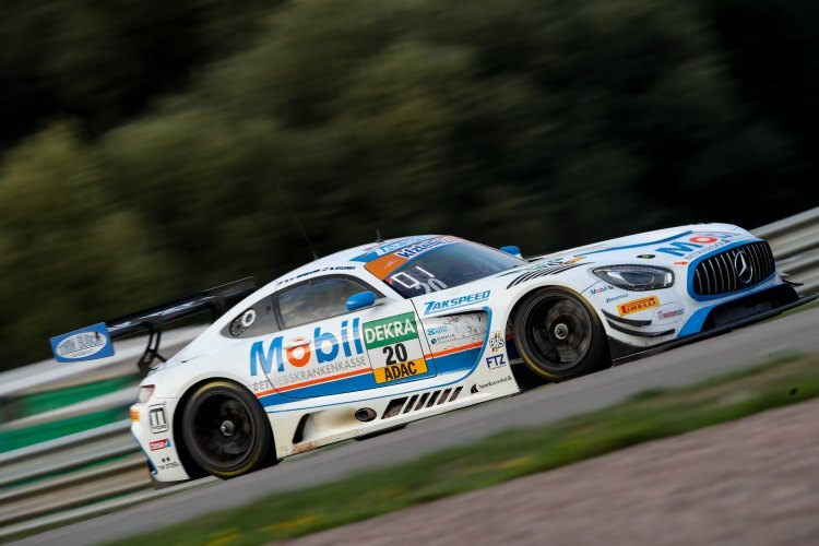 Der Mercedes-AMG GT3 vom Team Zakspeed am Sachsenring