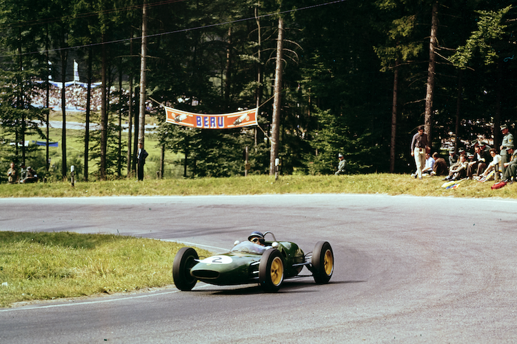 Ein Solitude-Spezialist: Jim Clark im Lotus, hier von 1961