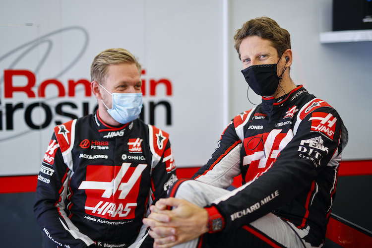 Kevin Magnussen und Romain Grosjean 