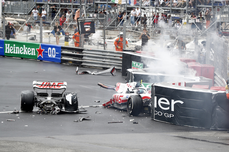 Unfall von Mick Schumacher In Monaco