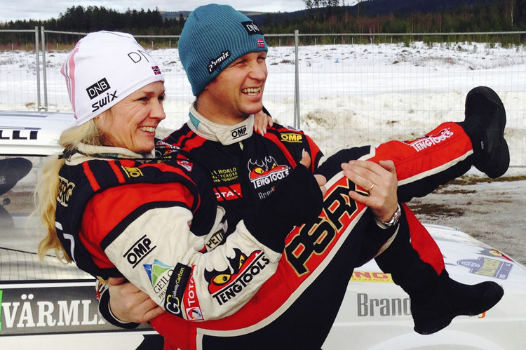Valentinstag auf norwegisch – Solberg und Gattin Pernilla hatten Spaß auch außerhalb des Cockpits