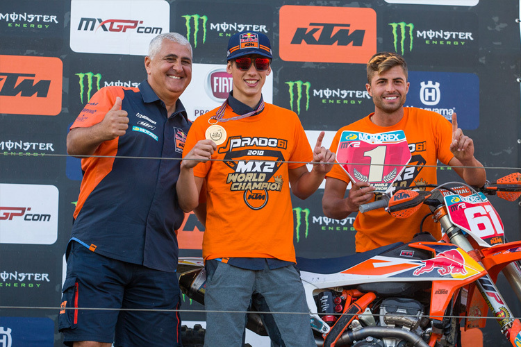 Jorge Pradoi wurde MX2-Weltmeister 2018