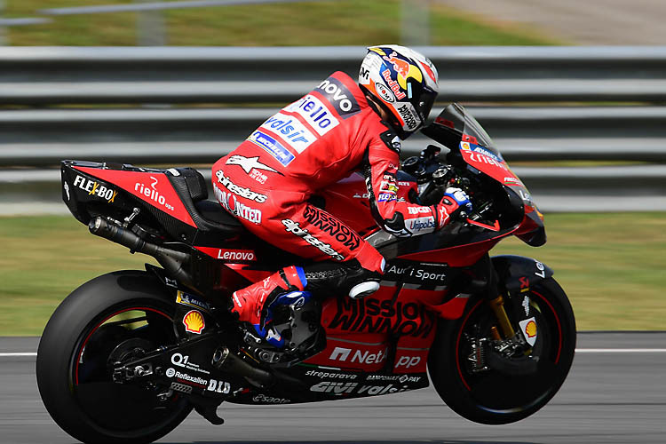 Ducati-Ass Andrea Dovizioso kämpft nicht nur mit den Reifen