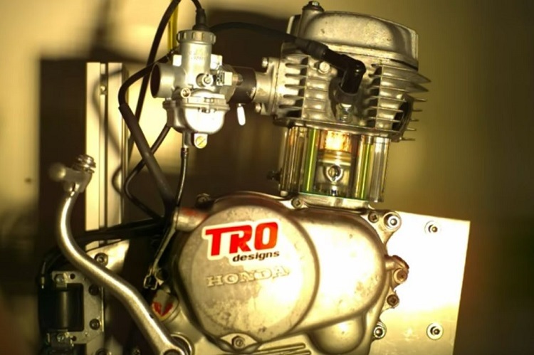 Einblicke in die Funktion des Viertakt-Motors im Video von TRODesigns