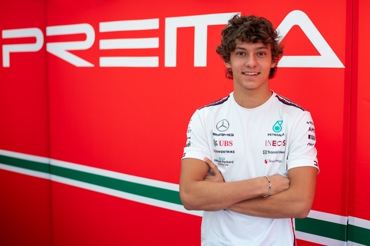 Sein neuer Teamkollege Andrea Kimi Antonelli gehört zum Mercedes-Nachwuchskader
