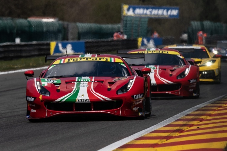 Die beiden Pro-Ferrari von AF Corse